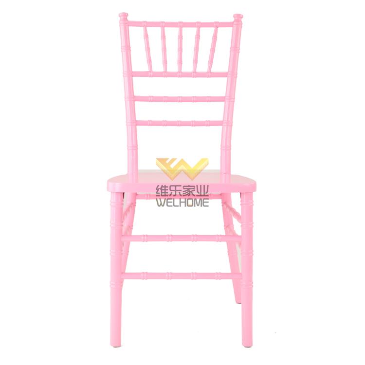 Pink wooden tiffany chair for wedding/event
